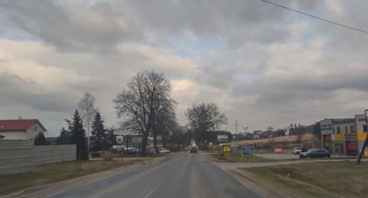 Transport, Remont drogi Kościerzyna Karczma Przywidz korkach możemy postać nawet godzinę! - zdjęcie, fotografia