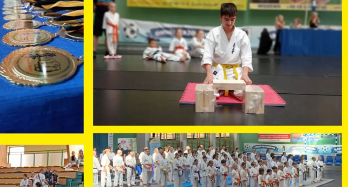 Sporty walki, Chmielno Ogólnopolski Turniej Karate Tameshiwari - zdjęcie, fotografia