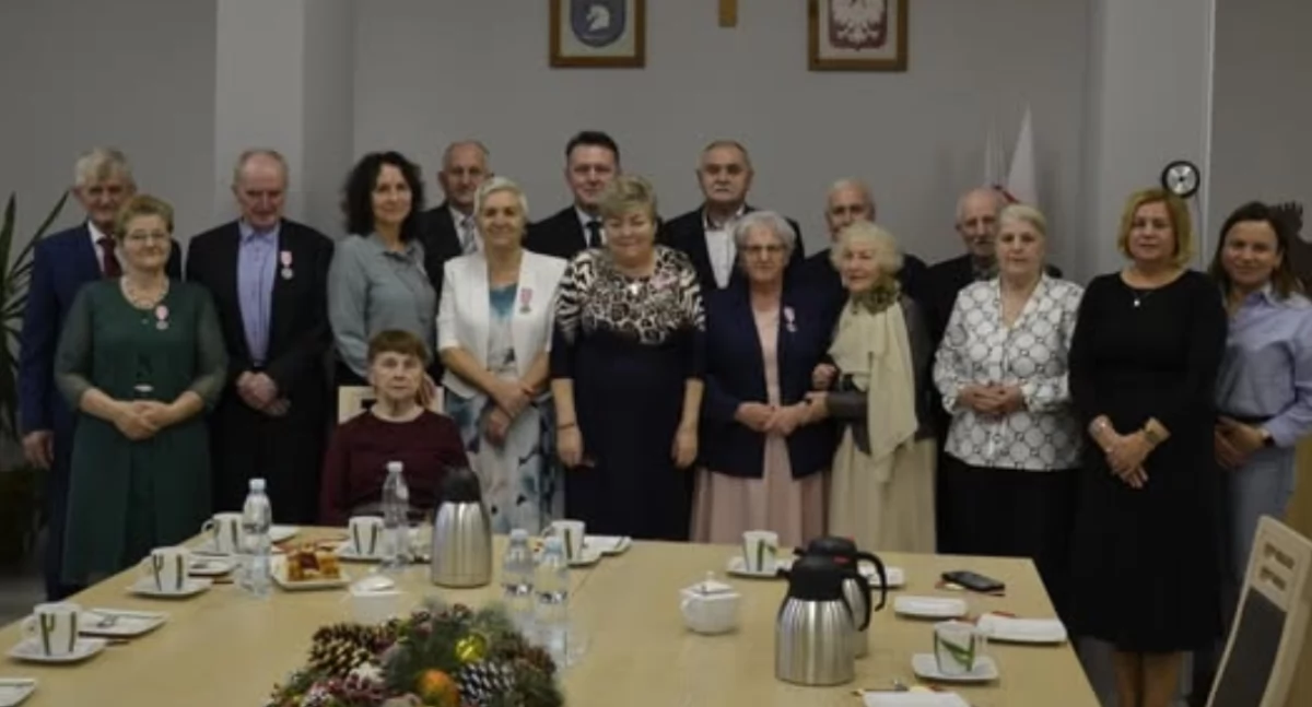 Seniorzy, Gmina Dziemiany małżeństwem ponad - zdjęcie, fotografia