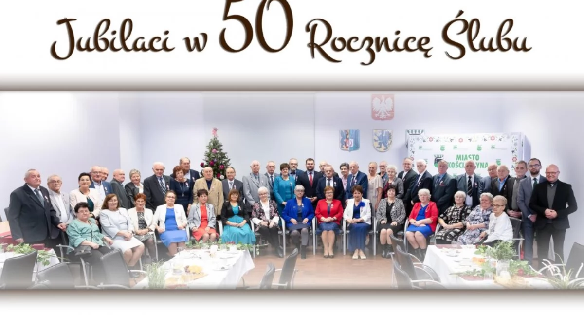 Seniorzy, Kościerskie świętują Złote pięćdziesiąt wspólnego życia - zdjęcie, fotografia