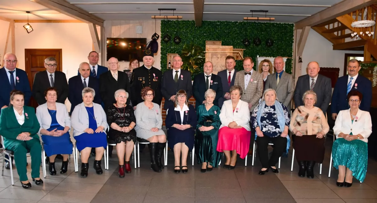 Seniorzy, Złote Szmaragdowe Diamentowe gminie Liniewo - zdjęcie, fotografia
