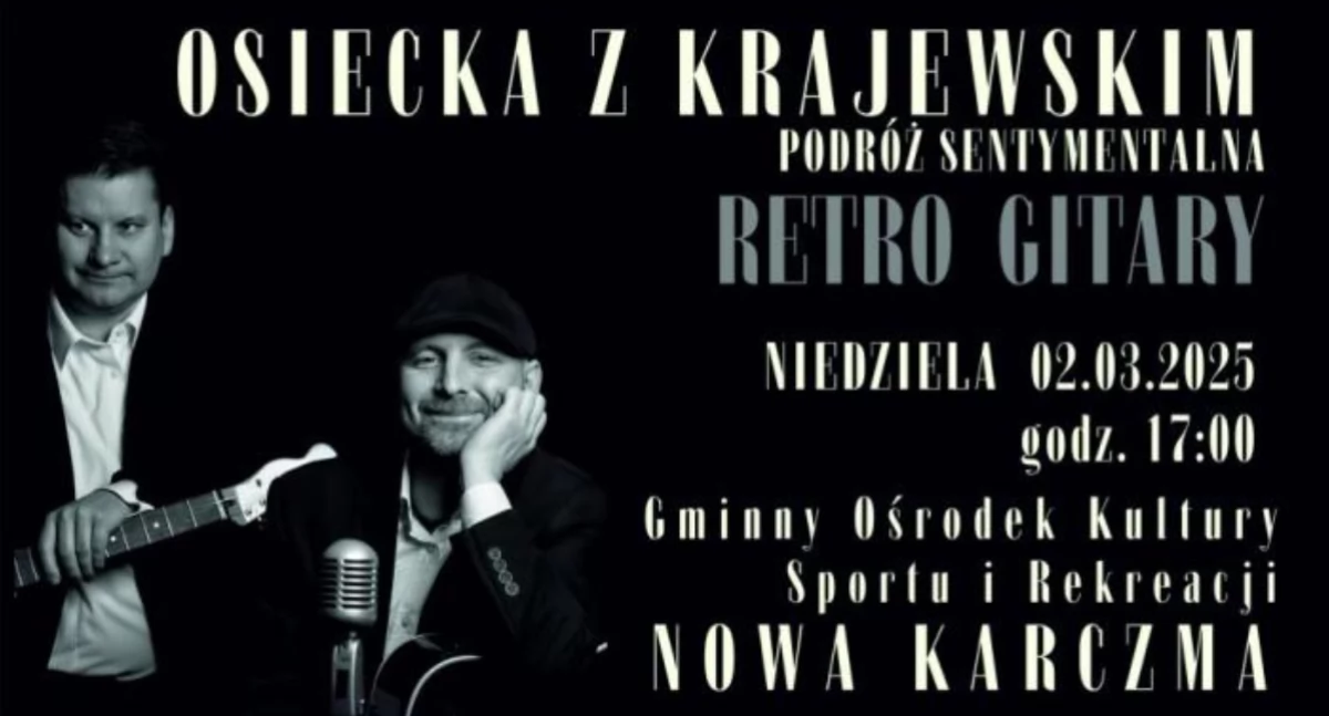 Zapowiedzi, Karczma Koncert Osiecka Krajewskim czyli podróż sentymentalna - zdjęcie, fotografia