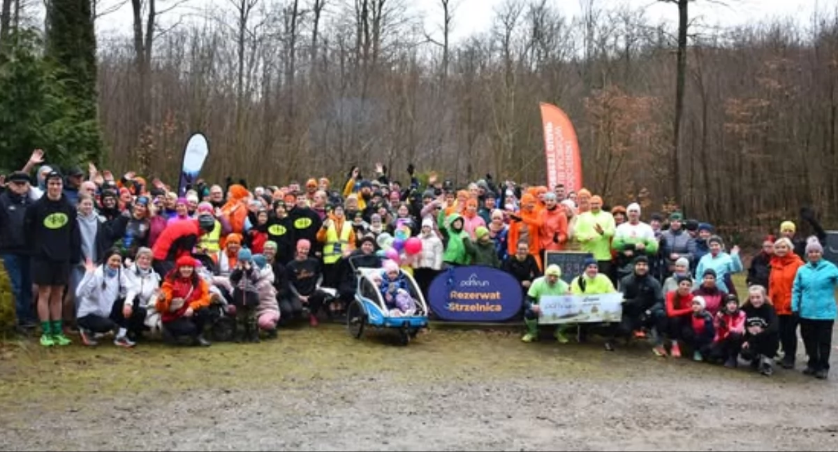 Organizacje pozarządowe, Urodziny Parkrun Rezerwat Strzelnica wyjątkowej działalności - zdjęcie, fotografia