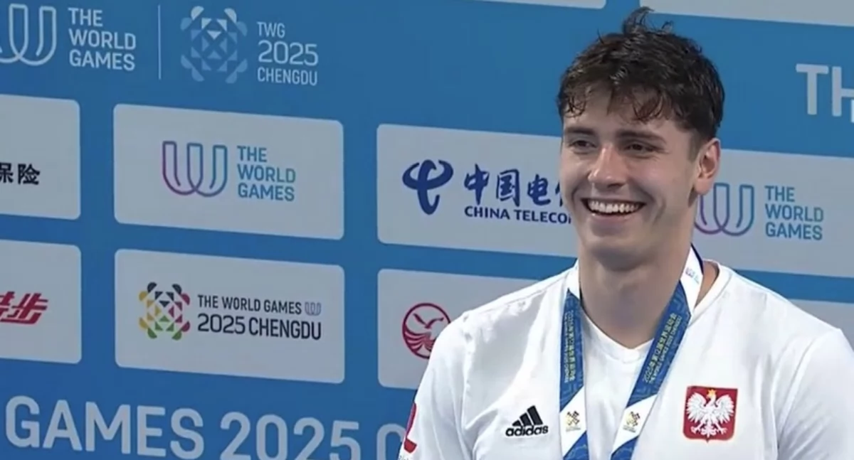 Pływanie, Szymon Kropidłowski dwoma medalami nowym rekordem świata! - zdjęcie, fotografia