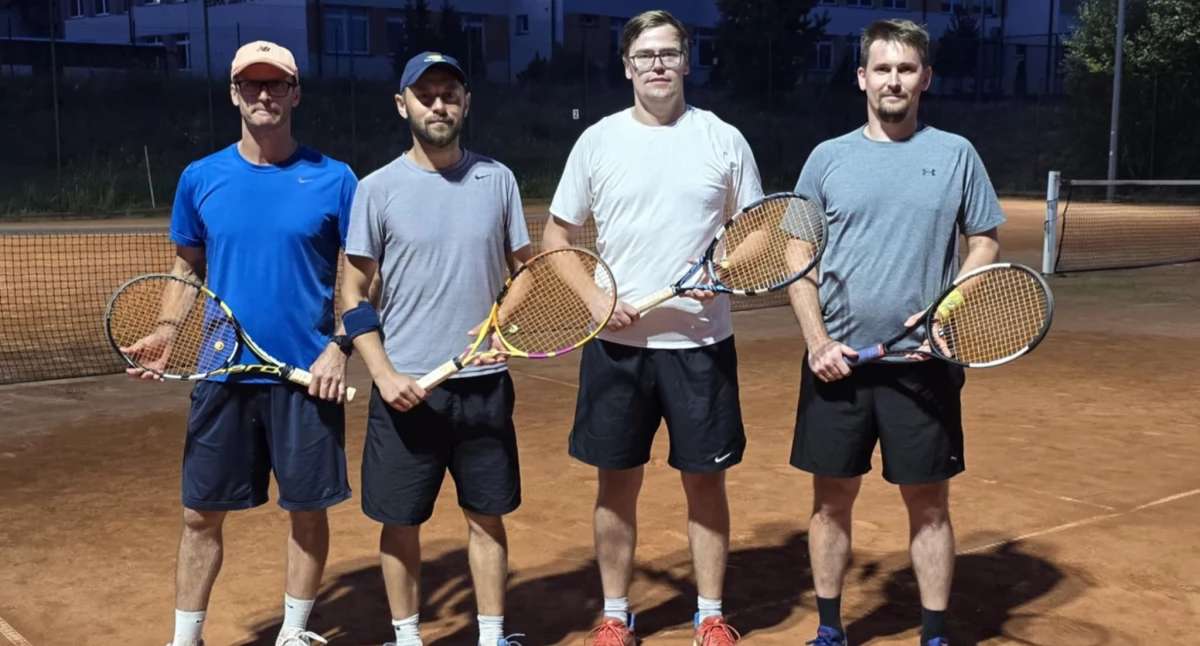 Tenis, Tomasz Szyszka Mateusz Jereczek triumfowali turnieju Grand Lipusza! - zdjęcie, fotografia