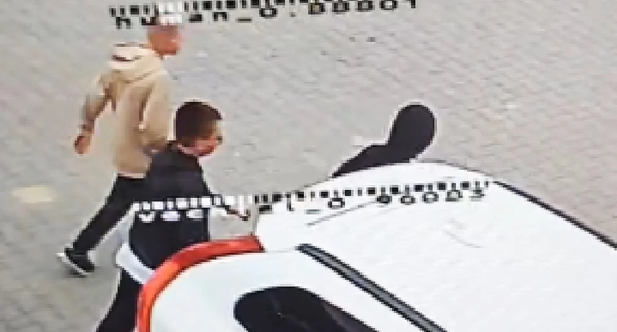 Kronika policyjna, Wandale poszukiwani! Wylali spożywczy kostkę brukową! - zdjęcie, fotografia