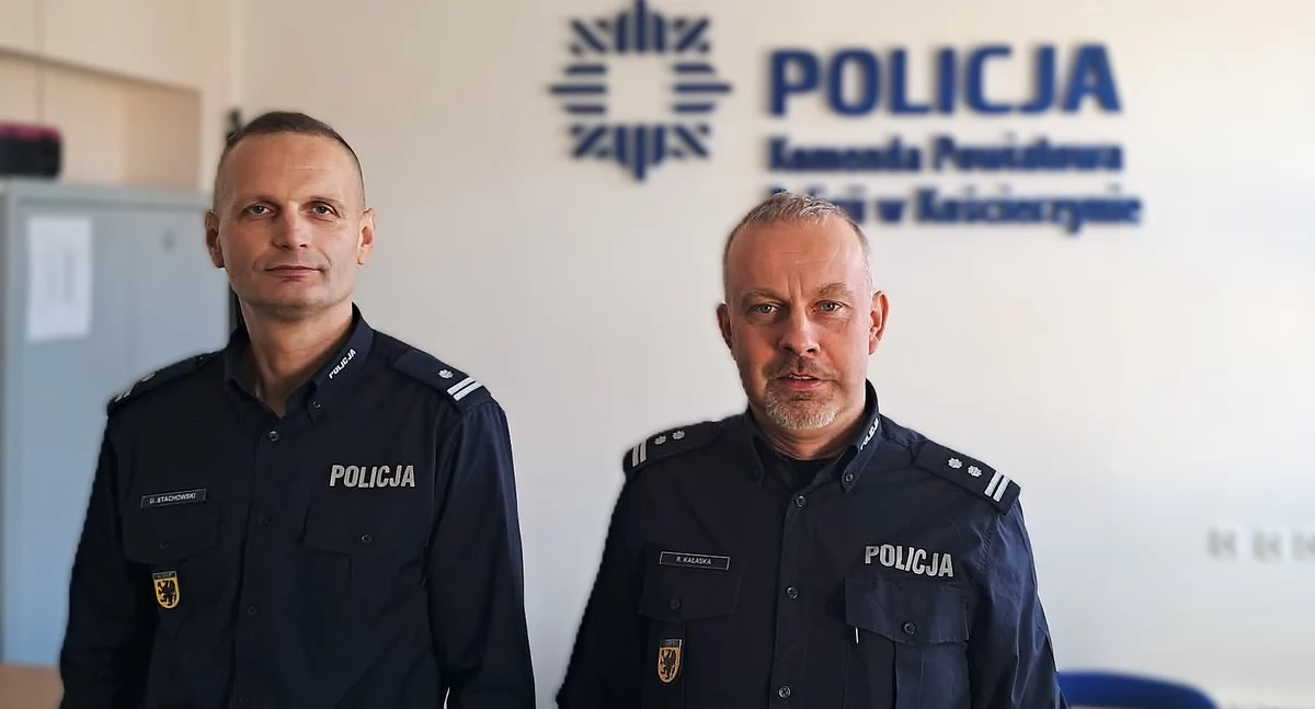 Kronika policyjna, zastępca komendanta policji Kościerzynie - zdjęcie, fotografia