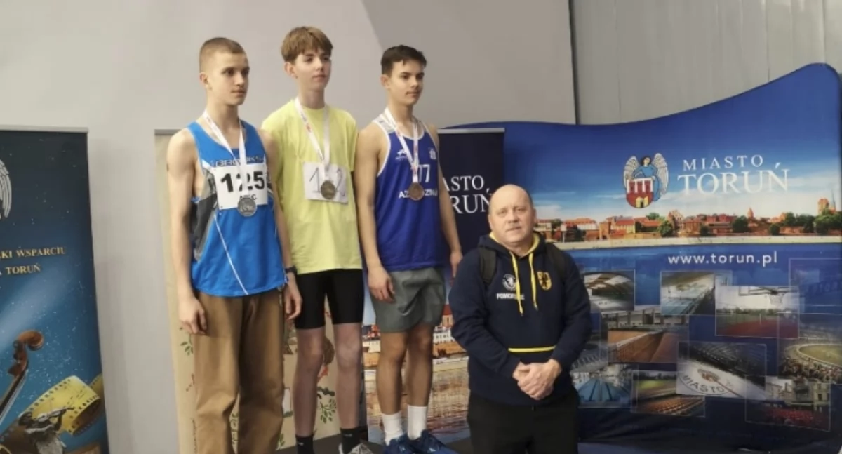 Lekkoatletyka, Złote medale zawodników Remusa - zdjęcie, fotografia