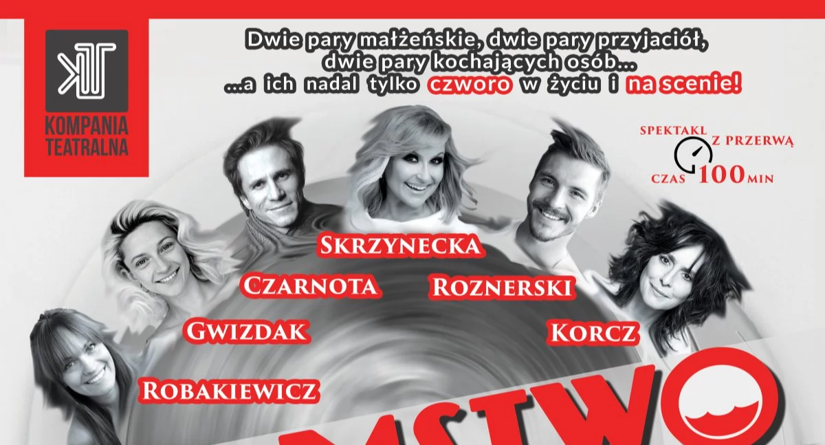 Zapowiedzi, Kościerzyna Spektakl „Kłamstwo” komedia małżeńska gwiazdorskiej obsadzie - zdjęcie, fotografia