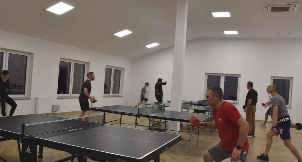 Tenis, Turniej tenisa stołowego Lipuszu ostatnią rundę - zdjęcie, fotografia