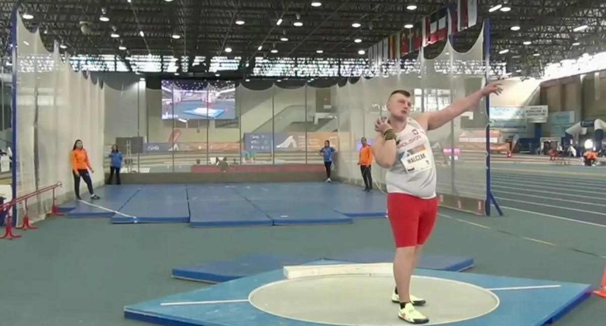 Lekkoatletyka, Łukasz Walczak Olimpijczyka Skorzewo piąty świecie! - zdjęcie, fotografia