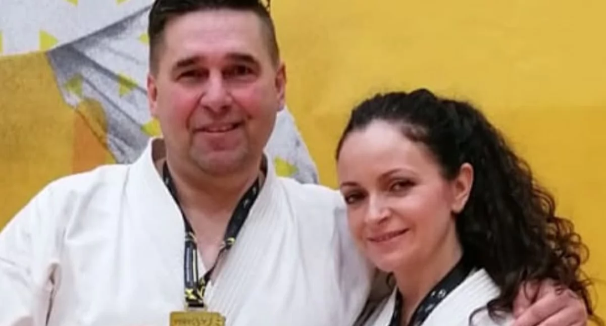 Sporty walki, Triumf Moniki Ryszarda Janauis Święćkowskich zawodach Sopocie - zdjęcie, fotografia