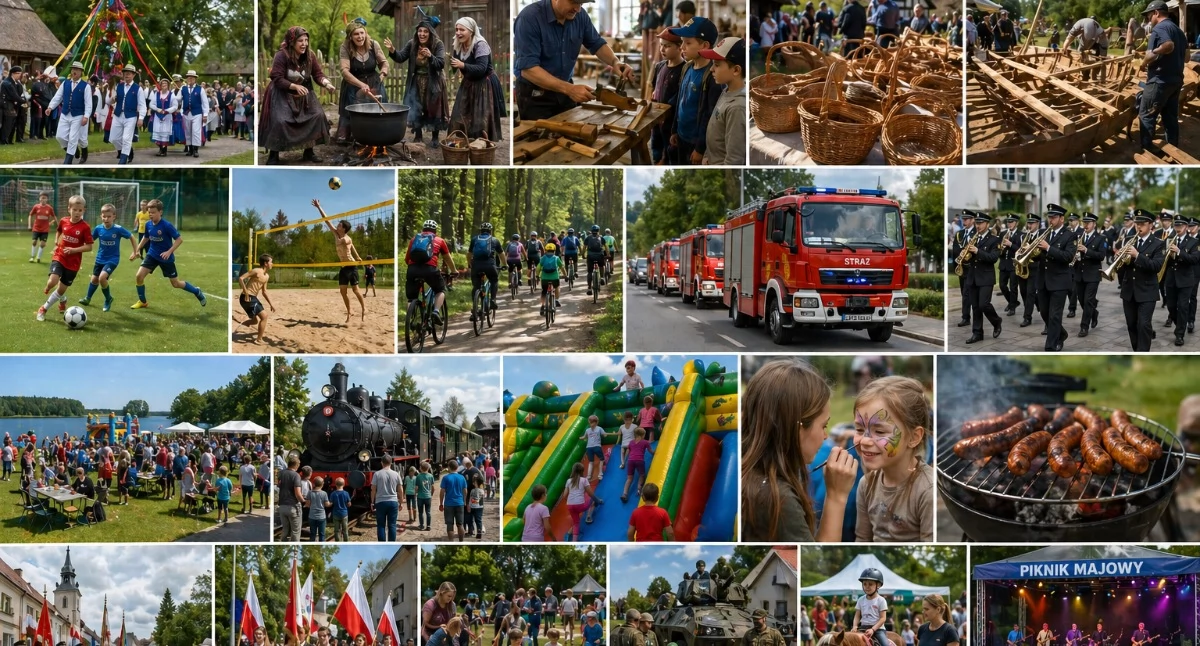 Zapowiedzi, Majówka powiecie kościerskim sprawdź będzie działo! - zdjęcie, fotografia