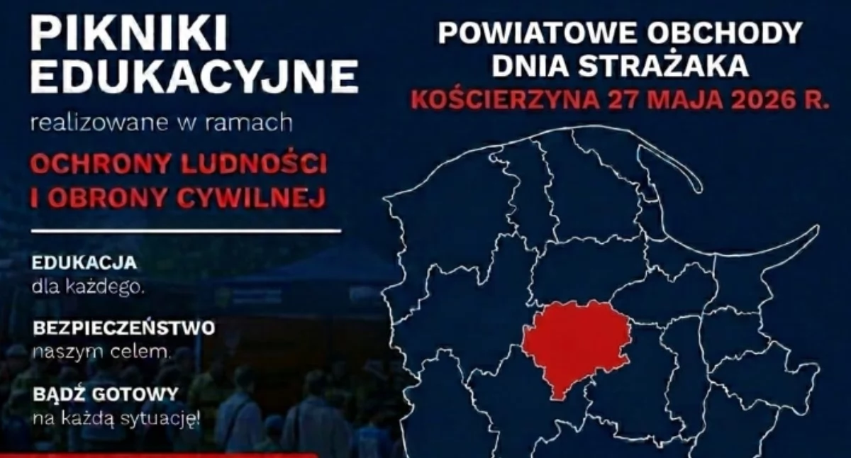 Zapowiedzi, Kościerzyna Powiatowe obchody Strażaka wzbogaci Piknik Edukacyjny - zdjęcie, fotografia