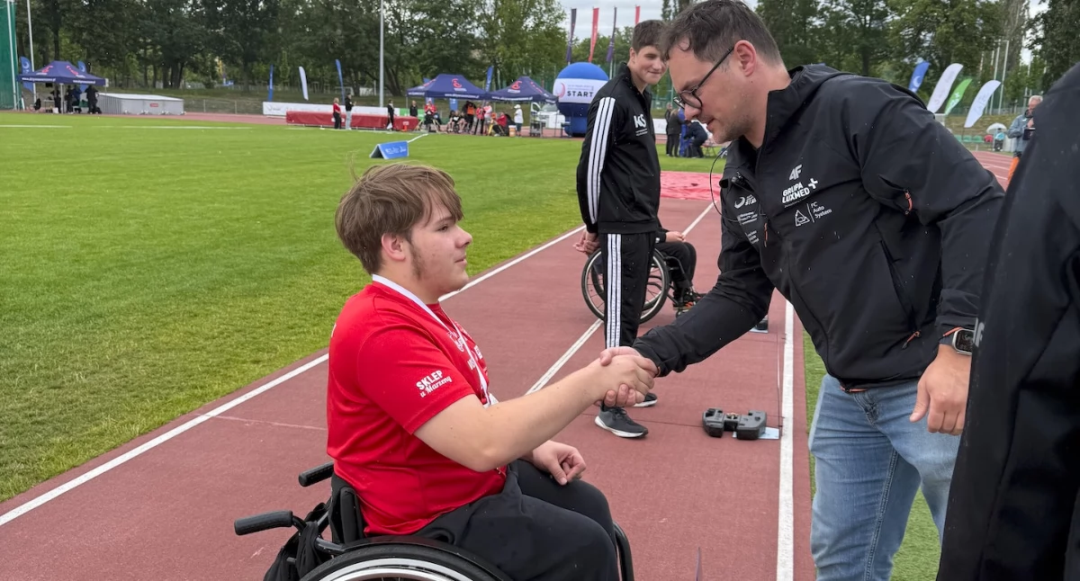 Lekkoatletyka, srebra Adama Formeli Paralekkoatletycznych Mistrzostwach Polski - zdjęcie, fotografia