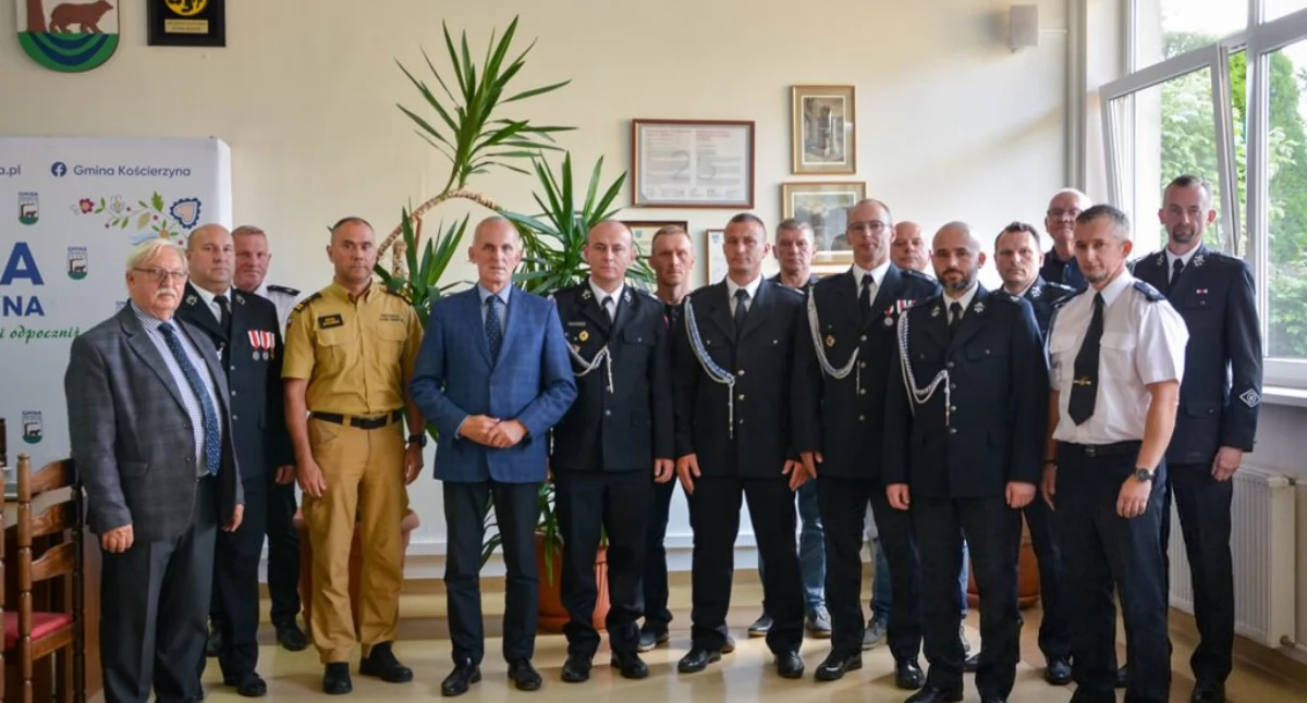 Straż pożarna, Zjazd Oddziału Gminnego Kościerzynie Podsumowanie kadencji władze - zdjęcie, fotografia