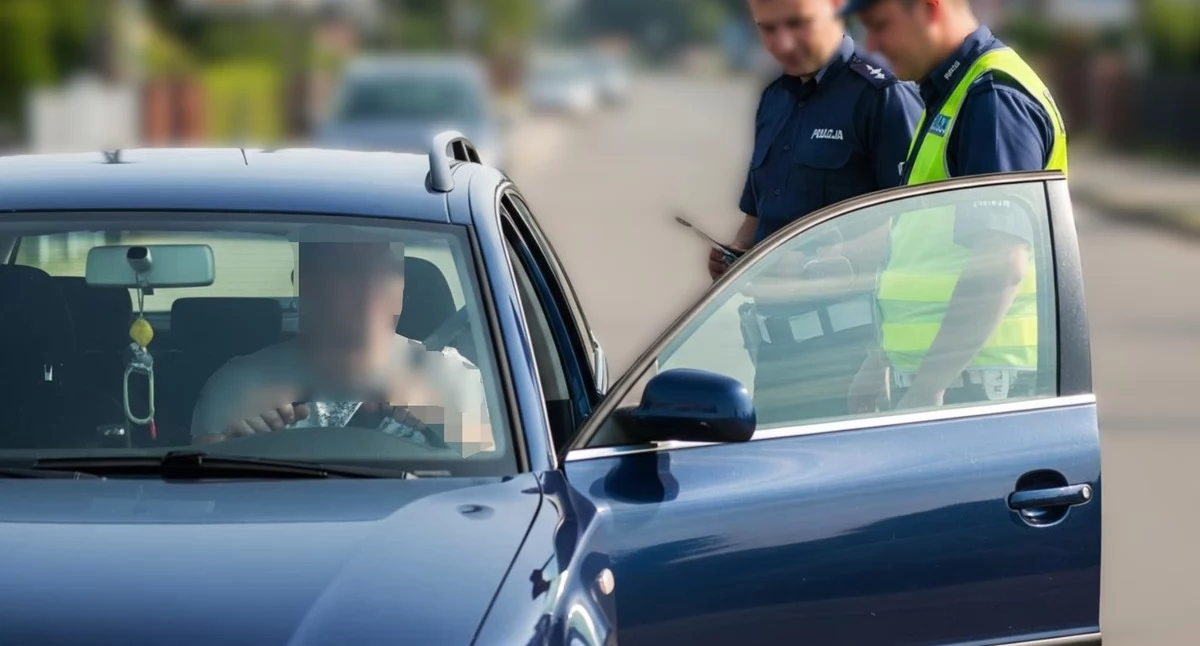 Kronika policyjna, miał prawa siadać kierownicą Wpadł ręce policji - zdjęcie, fotografia