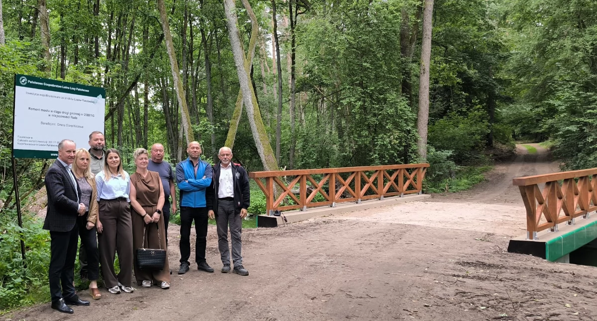 Inwestycje, Zakończono remont mostu Rudzie gminie Stara Kiszewa - zdjęcie, fotografia