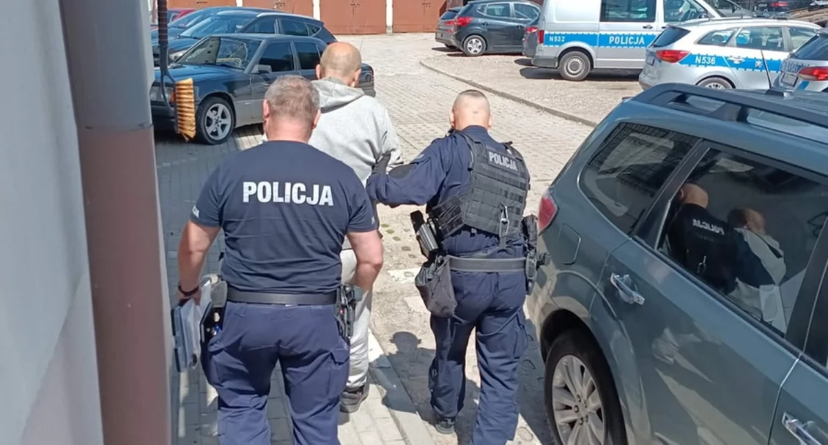 Kronika policyjna, Znęcał bliskimi uciekał przed karą Policja dopadła Lubaniu - zdjęcie, fotografia