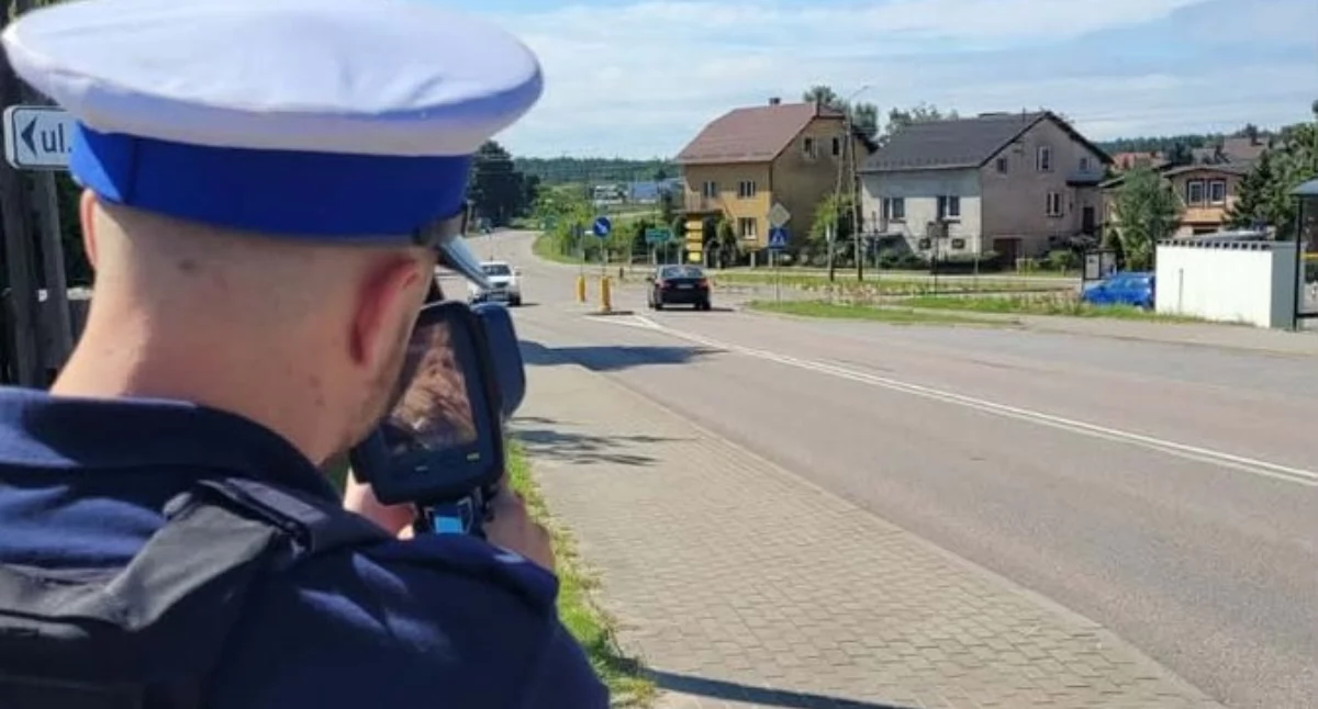 Policja, Policyjna akcja Prędkość Posypały mandaty! - zdjęcie, fotografia