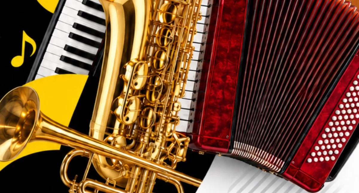 Zapowiedzi, Keyboard gitara saksofon spotkanie organizacyjne zajęć muzycznych Ośrodku Kultury Dziemianach - zdjęcie, fotografia
