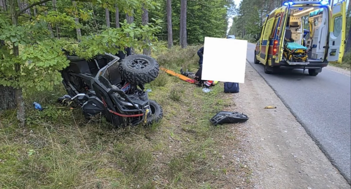 Wypadki, Śmierć osoby szpitalu Tragiczny weekend quadach - zdjęcie, fotografia