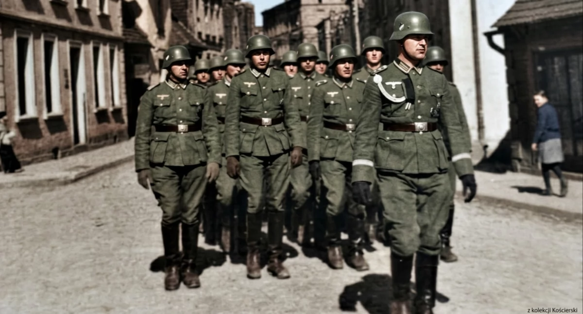 Historia, Niemiecka okupacja uderzyła polską kulturę szkoły Kościół wyglądała rzeczywistość kościerskim - zdjęcie, fotografia