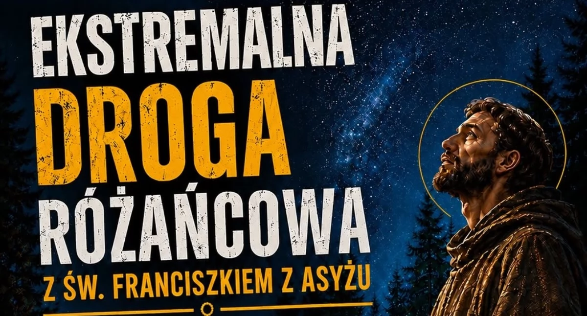 Religia, Ekstremalna Droga Różańcowa Dziemianach Modlitwa Franciszkiem Asyżu - zdjęcie, fotografia