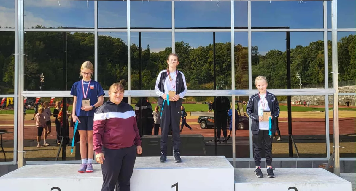 Lekkoatletyka, medali Lipusz Młodzi lekkoatleci sukcesami Słupsku - zdjęcie, fotografia
