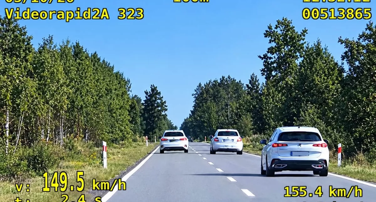 Kronika policyjna, Pędził blisko gdzie wolno latek stracił prawo jazdy! - zdjęcie, fotografia