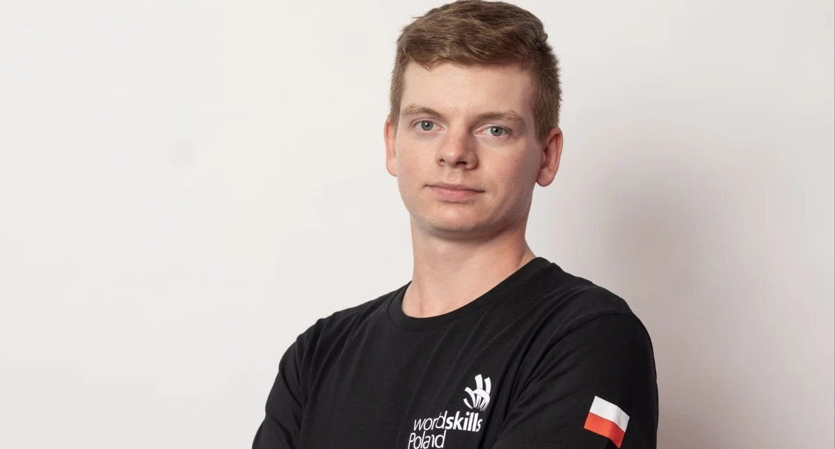 Ludzie i pasje, Wojciech Kapiszka absolwent Budowlanki szósty świecie zawodach WorldSkills Szanghaju! - zdjęcie, fotografia