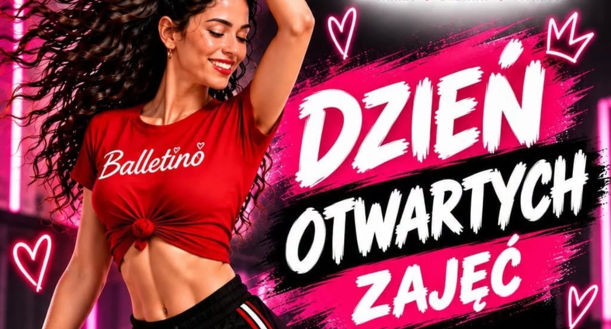 Taniec, Dzień Otwarty Balletino Kościerskim Kultury Bezpłatne zajęcia taneczne - zdjęcie, fotografia