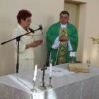Maria Wargocka z Karsina oraz ks. Jacek /fot. nadesłane/Grzegorz_Polasik