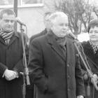Prezydent Lech Kaczyński podczas wizyty w Kartuzach /fot. BG/archiwum