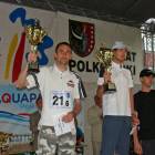 Leszek Zblewski, kapitan drużyny Boker Kościerzyna na podium /fot. nadesłane