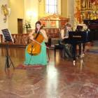 W kościele Świętej Trójcy doskonale prezentował się również duet Mizerska-Abbate /fot. dad