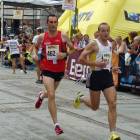 Leszek Zblewski i Bartosz Mazerski - najlepsi zawodnicy w biegu na ok. 4 km /fot....