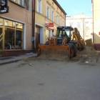 Ciężki sprzęt na ulicy Młyńskiej pojawił się kilka dni temu /fot. dad