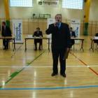 Debatę kandydatów prowadził Adam Plutowski /fot. dad