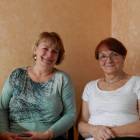Od prawej: Danuta Zawadzka i Małgorzata Rabek /fot. Longina Templin
