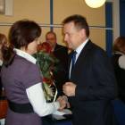 Przybyli na sesje goście gratulowali Zdzisławowi Czusze /fot. dad