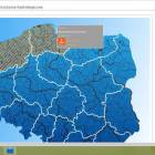 Mapa ostrzeżeń hydrologicznych /fot. internet/pogodynka.pl