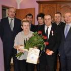 Władysława i Franciszek Jakubek zamieszali w Lubaniu /fot. nadesłane/USC Nowa Karczma