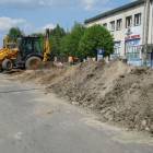 Prace prowadzone są tuż przy spółdzielni „Kaszuby” /fot. dad