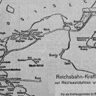 Fragment planu budowy niemieckich autostrad z 1944 roku /fot. internet