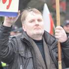 Protestujących wspierał Waldemar Bonkowski /fot. nadesłane/JM