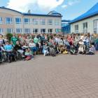 Uczestnicy 8. Pikniku dla Niepełnosprawnych /fot. Longina Templin