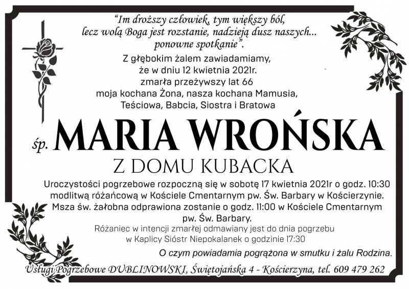 Maria Wrońska