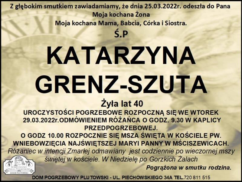 Katarzyna Grenz - Szuta
