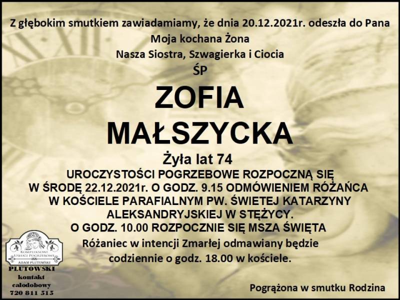 Zofia Małszycka